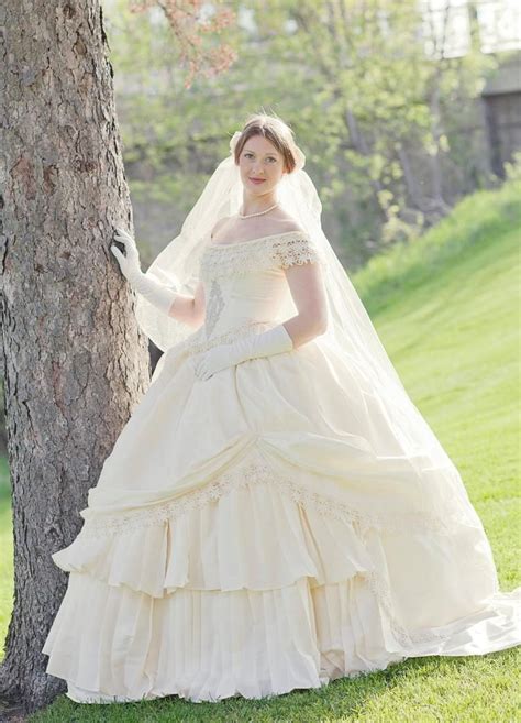 Bridal Wedding Victorian Civil War Steampunk Gown Dress Etsy In 2020 Beautiful Wedding Gowns