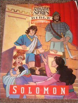 The Animated Stories From The Bible Activity Book Solomon By Inc Nest
