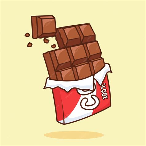 Premium Vector Chocolate Bar Illustration