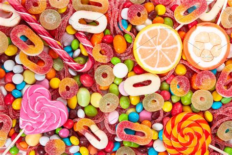 Colorful Lollipops And Candies High Quality Food Images ~ Creative Market