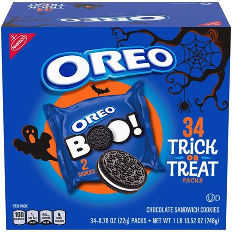 Place two candy eyes, two chocolate chip ears, a heart sprinkle nose, and six whiskers on . Oreo Halloween Cookies, 34 Trick-or-Treat Packs Only $7.98 ...