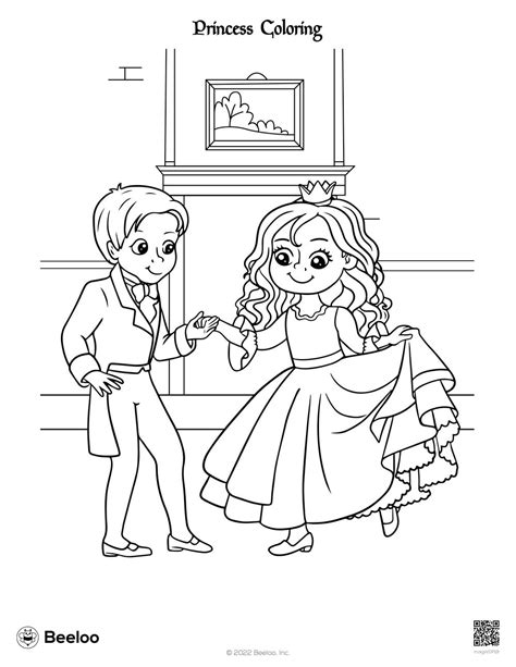 Princess Themed Coloring Pages Beeloo Printable Crafts And Activities