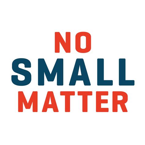 No Small Matter 2020