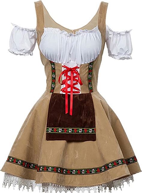 german oktoberfest maid costume womens german beer festival costume bavarian traditional
