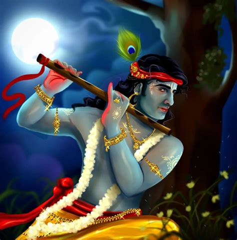 Download Cartoon Krishna God Wallpaper
