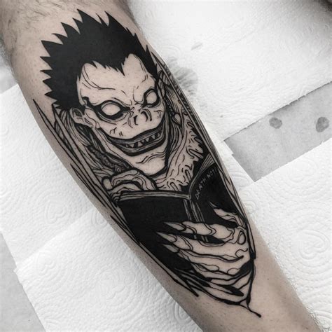 Ryuk Death Note Agenda Aberta Link No Perfil Death Tattoo