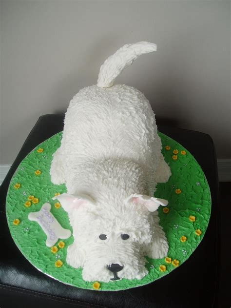 Westie Dog Cake Courtesy Sarahsccakes 8th Birthday Happy Birthday