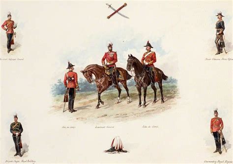 British Services Lieutenant General And Staff 1890 By Rsimkin