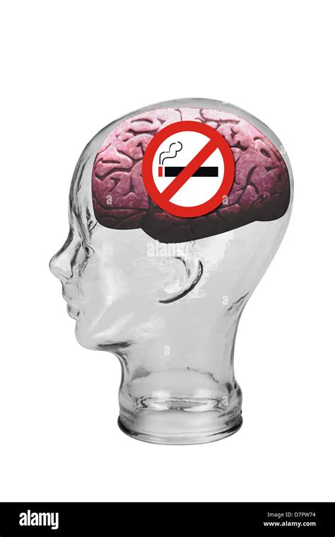 No Smoking Brain Stock Photo Alamy
