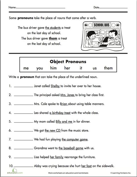 √ 20 pronouns worksheet 2nd grade. 17 Best images about 2nd grade language arts on Pinterest ...