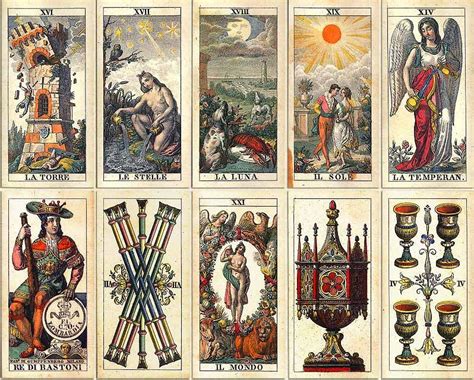 Antique Italian Tarot Deck Tarot Cards Art Tarot Decks Vintage Tarot