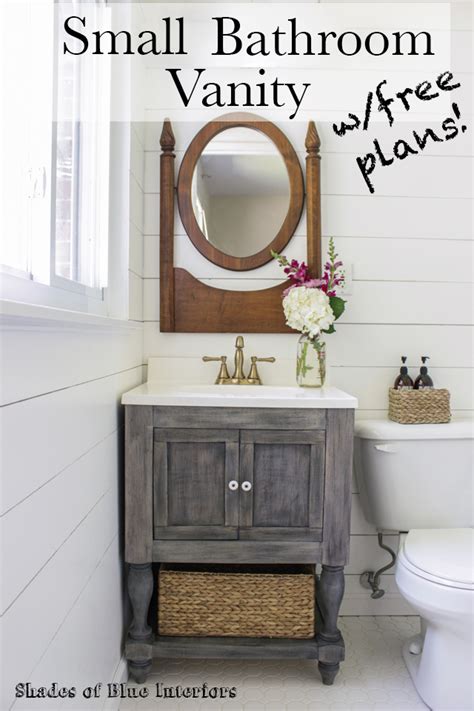 You also can experience various relevant plans right here!. Small Master Bathroom Vanity + Free Plans!