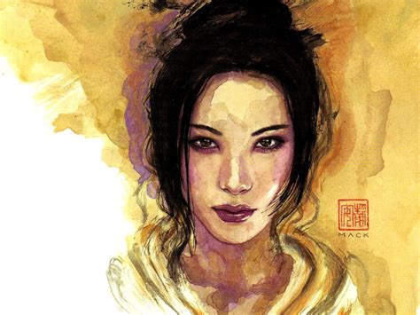 Download Wallpapers Download Women Paintings Asians Black