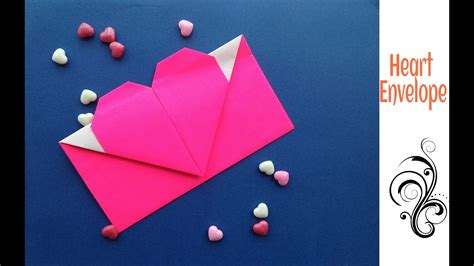 Heart Envelope 💌 From A4 Sheet Valentine Special Diy Origami