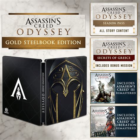 Buy Assassin S Creed Odyssey Gold Steelbook Edition For Ps Ubisoft