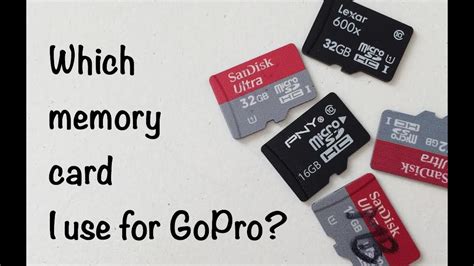 Maybe you would like to learn more about one of these? Which Memory Card I use? GoPro Tip #325 | MicBergsma - YouTube