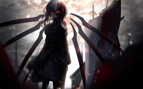 3840x2400 Red Glowing Eyes Anime Girl 5k 4k Hd 4k Wallpapers Images