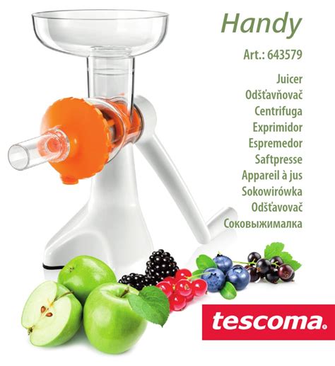 Tescoma Handy 643579 Instructions For Use Manual Pdf Download Manualslib