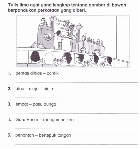 (b)adrian sedanag menyiram bunga di. Image result for malay karangan bergambar darjan satu ...