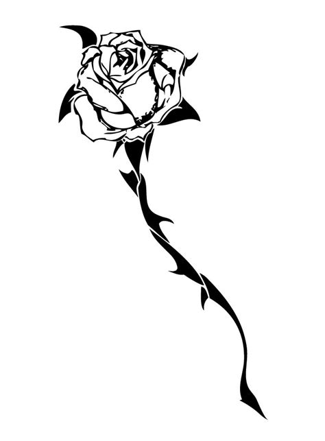 Thorn tattoo designs and placement. Thorn and Rose | Rose vine tattoos, Rose thorn tattoo ...