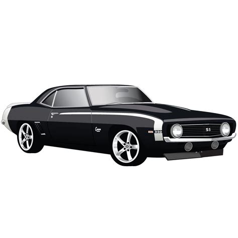 Muscle Car Chevrolet Camaro Ss Icon Classic American