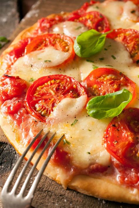 Cheese And Tomato Pizza Stock Photo Image Of Mediterranean 32955238
