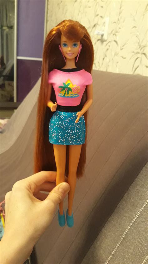 Glitter Hair Barbie Redhead Mattel 1993 Ebay