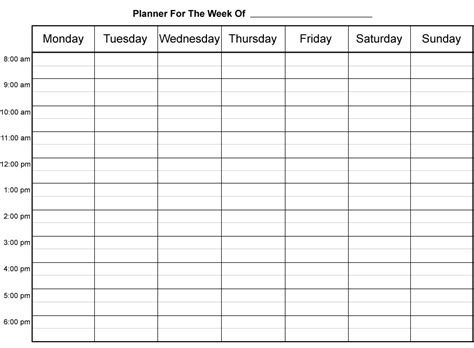 Free Printable Weekly Calendar Weekly Calendar Planner Printable