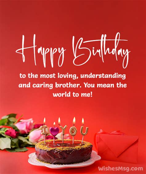 200 Best Birthday Wishes For Your Brother Wishesmsg