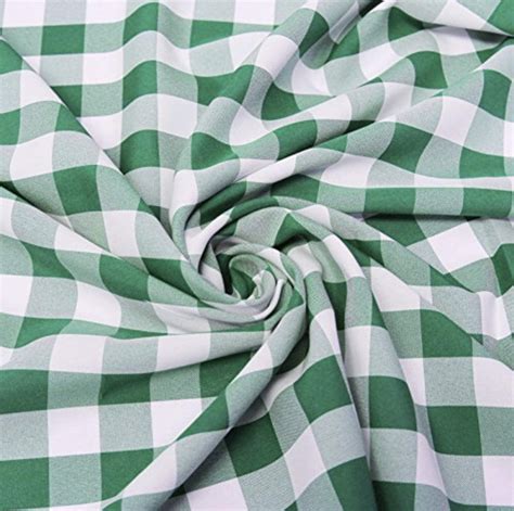 Checkered 1 Gingham 100 Polyester Buffalo Check Fabric By The 5 10