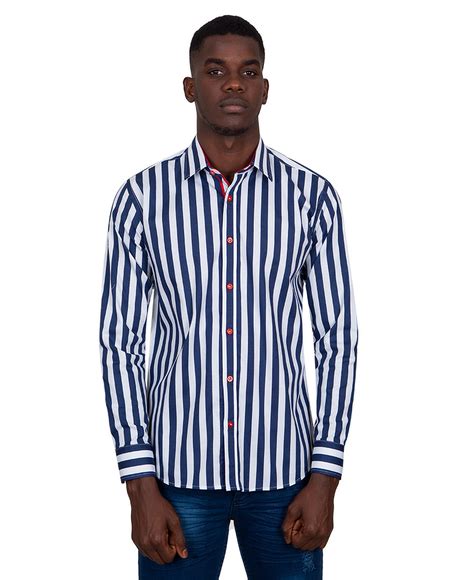 Luxury Striped Shirt For Mens Online Shop And Sale Makrom