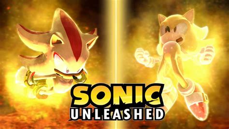 Super Sonic Super Shadow Vs Dark Gaia Sonic Unleashed Youtube