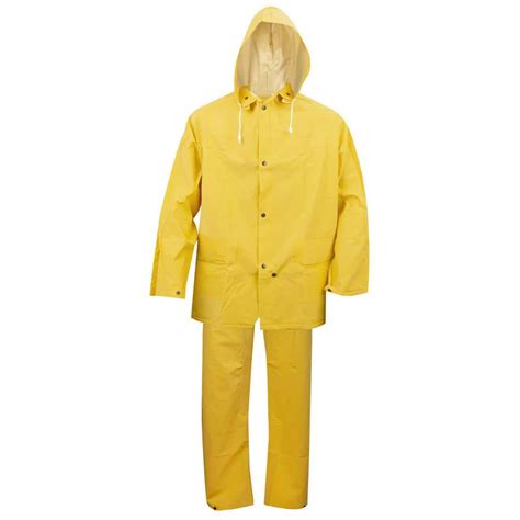 Cordova Renegade 3xl Yellow Rain Coat 2 Piece With Corduroy Collar And