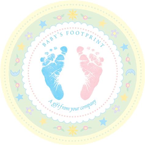 Baby Feet Footprint Border Clipart Wikiclipart