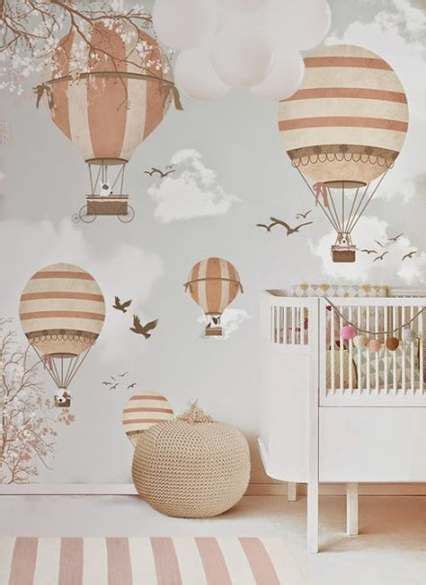 61 Ideas Baby Nursery Colors Boy Hot Air Balloon Baby Wallpaper Boy