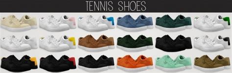 Sims 4 Tennis Shoes Cc