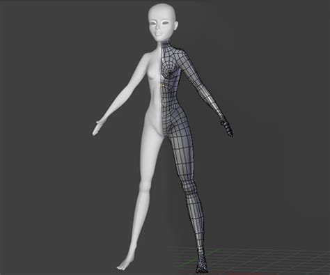 Female Character Modeling In Blender Part 3