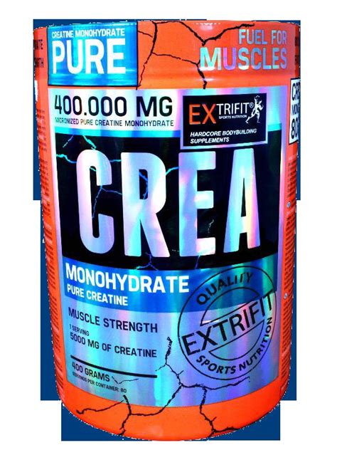 Crea Monohydrate Pure Creatine Extrifit Proteinsk