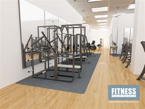 3d Gym Design And 3d Fitness Layout Portfolio Fitness Tech Design