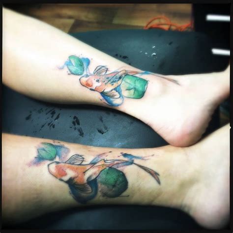 Matching Koi Watercolor Tattoos By Cory C Yelp