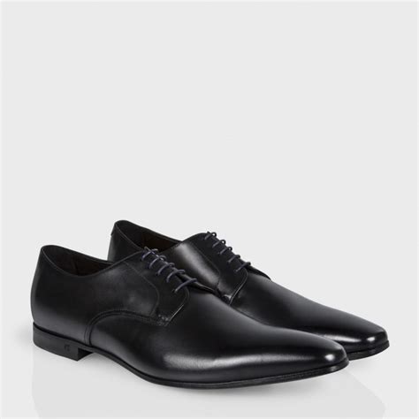 · derby shoes · buffalo leather · black colour · rubber sole · 25 mm heel · blake manufacturing · cn shape · made in italy. Lyst - Paul Smith Men's Black Leather 'taylors' Derby ...