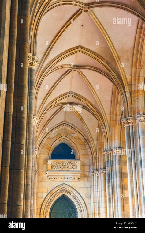 Czech Republic Prague September 30 2017 Interior Of St Vitus