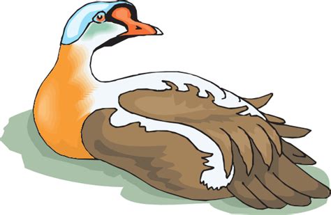 Goose Looking Back Clip Art At Vector Clip Art Online