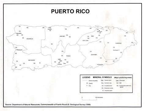 Mapa De Puerto Rico Dividido