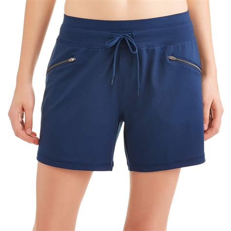 Womens Active 5 Inseam Utility Short With Zip Front Pockets
