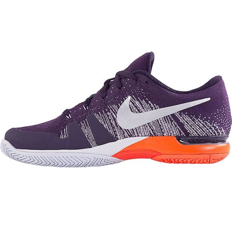 Nike Zoom Vapor Flyknit Mens Tennis Shoe Purplecrimson