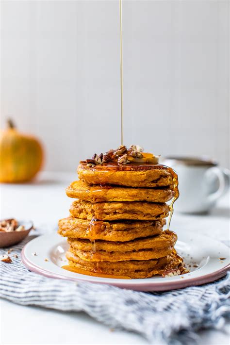 Healthy Pumpkin Pancakes Easy And Fluffy