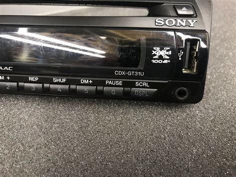 Sony Cdx Gt31u Xplod Car Radio Stereo Face Front Panel Complete