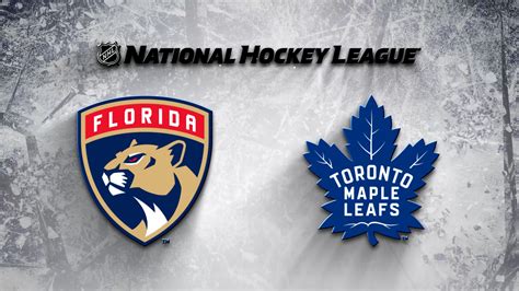 Toronto Maple Leafs Vs Florida Panthers