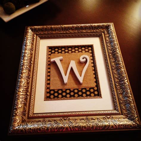 Frame Scrapbook Paper Burlap And Wooden Letter Yay For Michaels